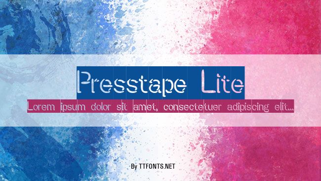 Presstape Lite example