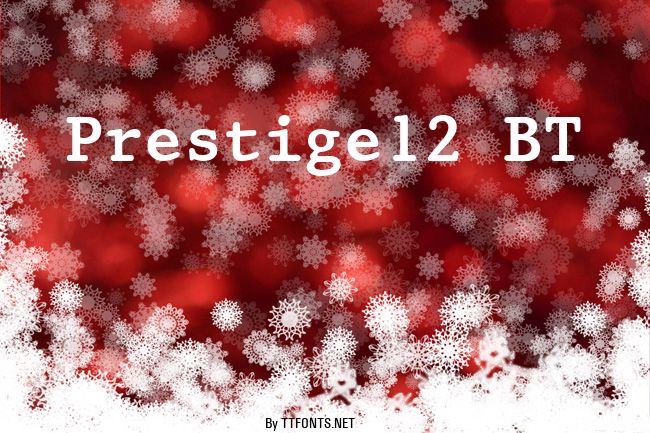 Prestige12 BT example