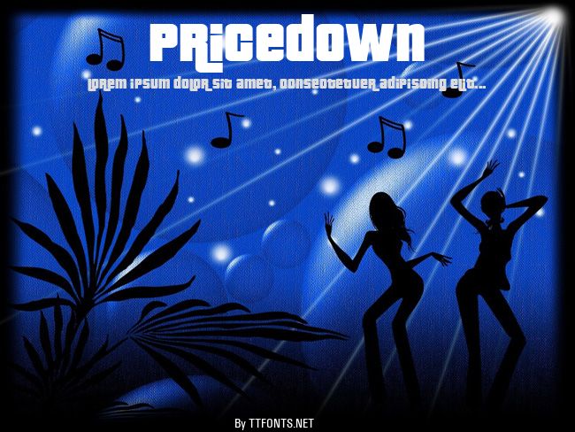 Pricedown example