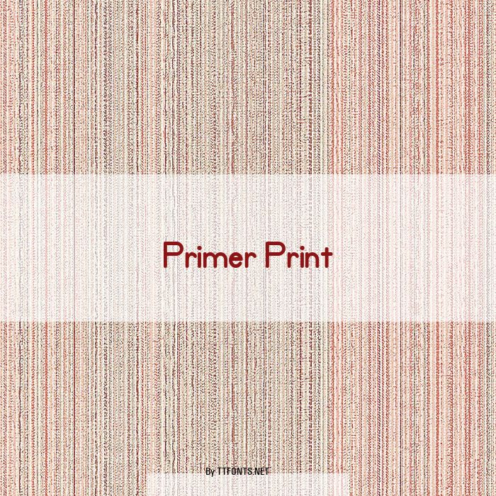 Primer Print example