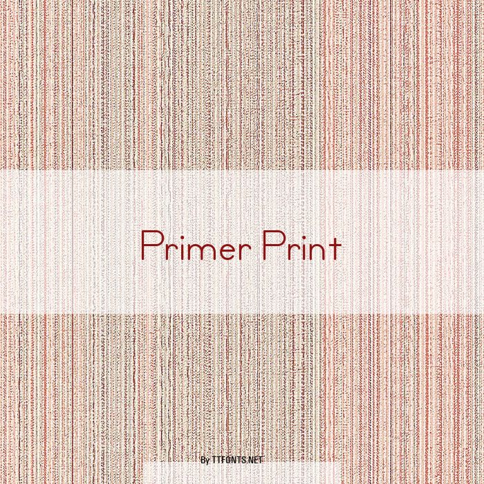 Primer Print example