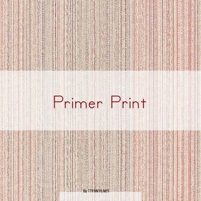 Primer Print example