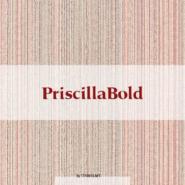 PriscillaBold example
