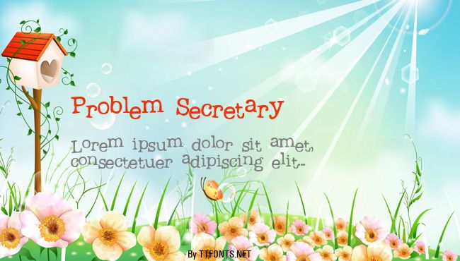 Problem Secretary example
