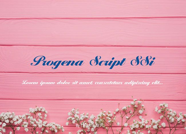 Progena Script SSi example