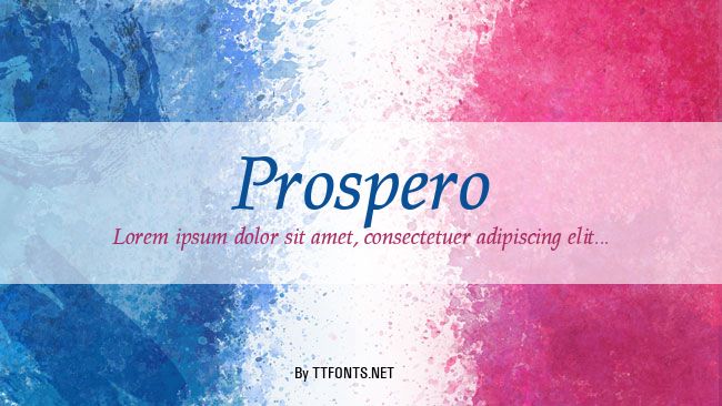 Prospero example
