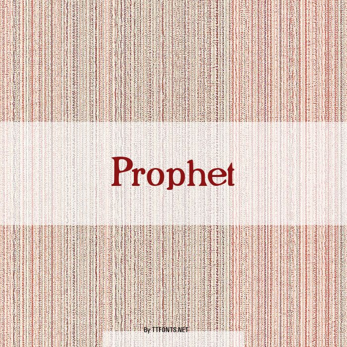 Prophet example