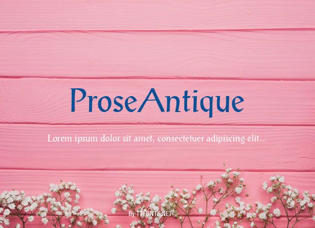 ProseAntique example