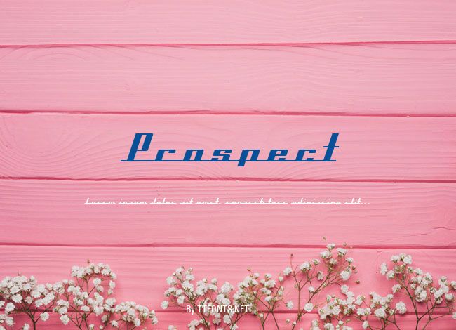 Prospect example