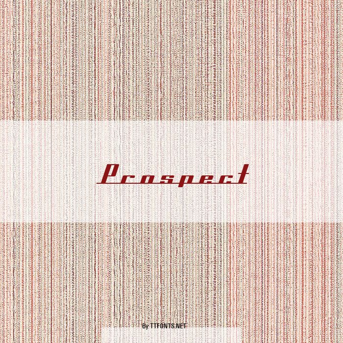 Prospect example