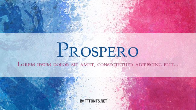 Prospero example