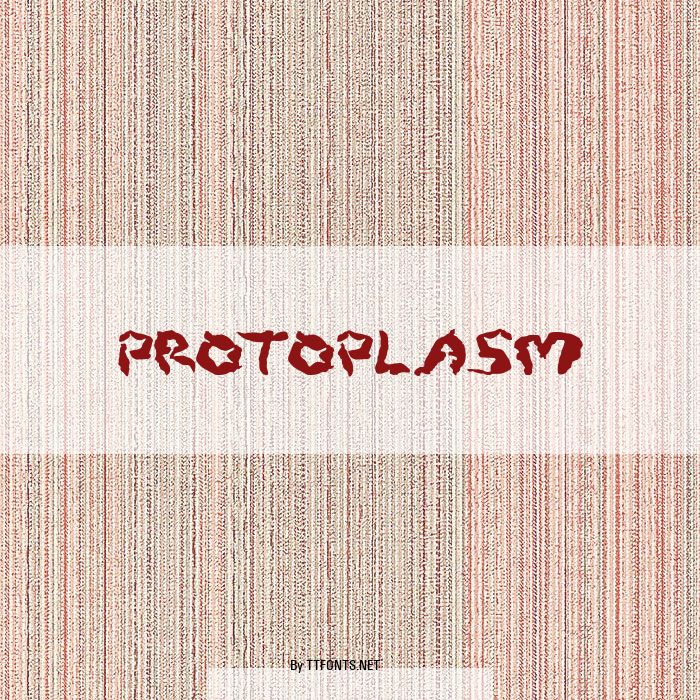 Protoplasm example