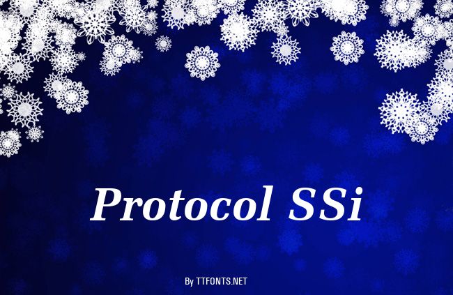 Protocol SSi example