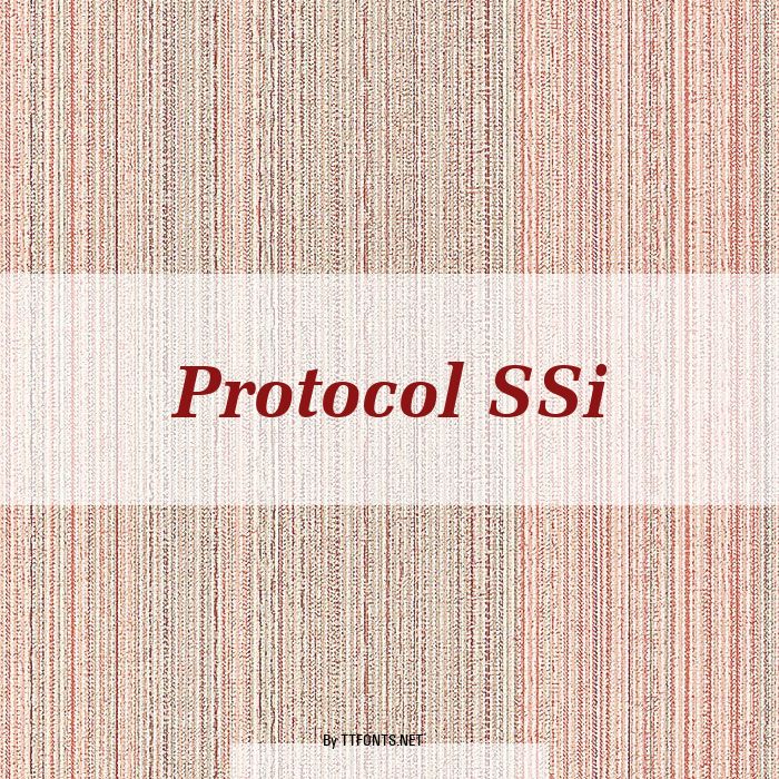 Protocol SSi example