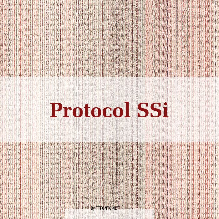 Protocol SSi example