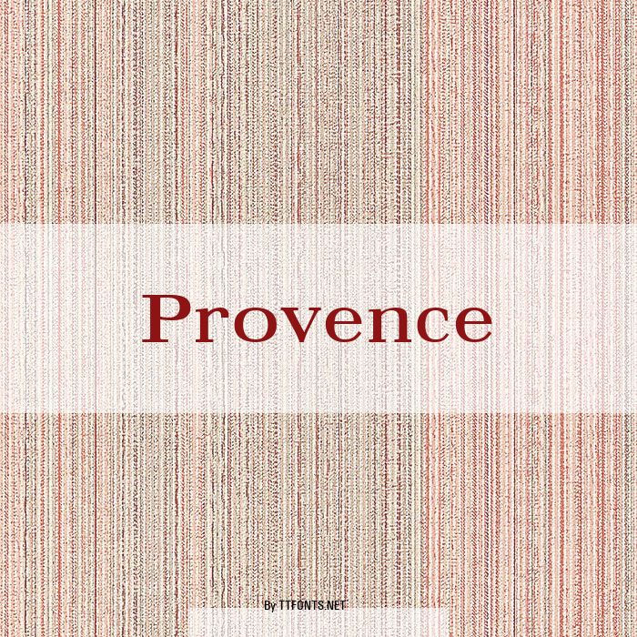 Provence example