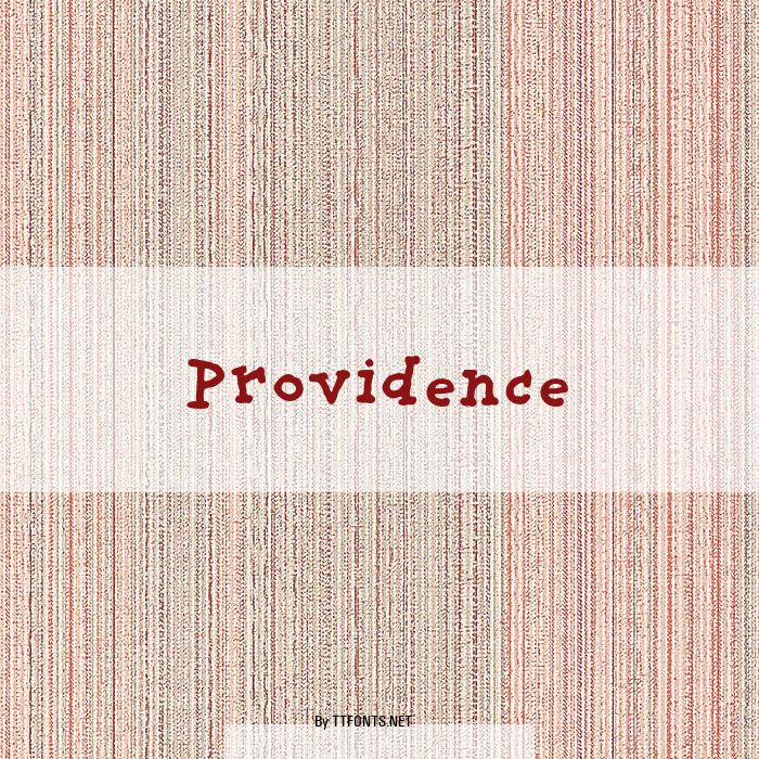 Providence example