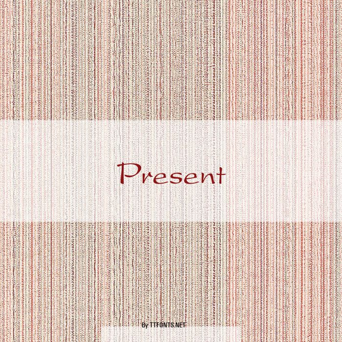 Present example