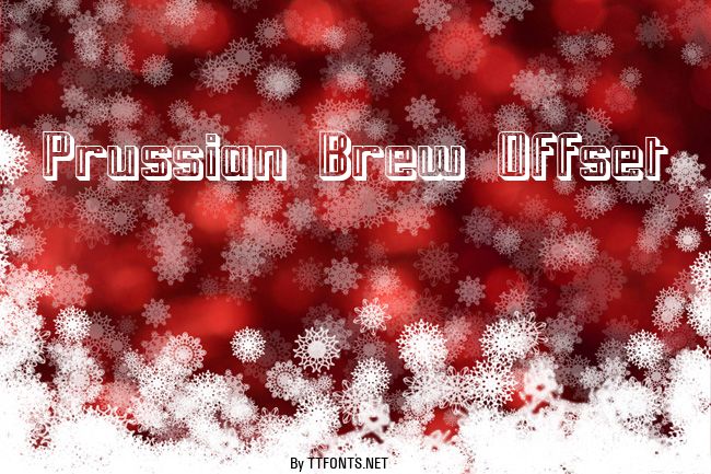 Prussian Brew Offset example