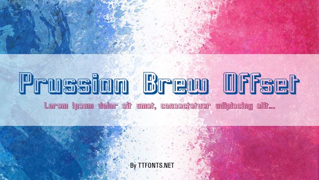 Prussian Brew Offset example