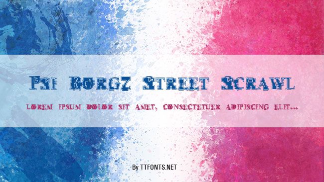 Psi Borgz Street Scrawl example