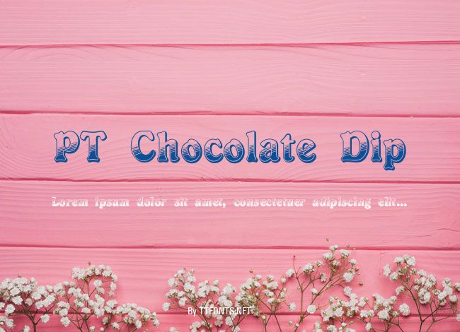 PT Chocolate Dip example