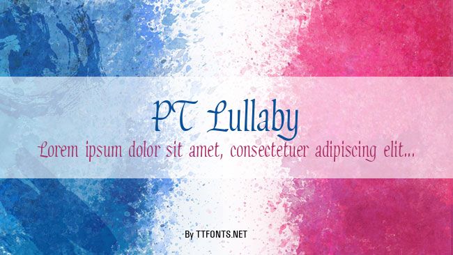 PT Lullaby example