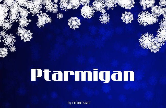 Ptarmigan example