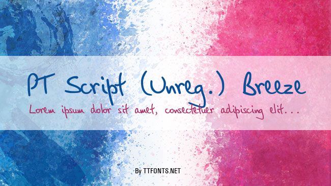 PT Script (Unreg.) Breeze example