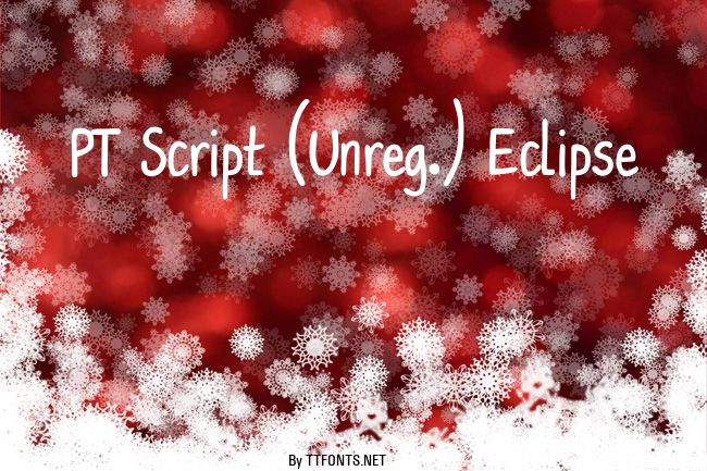 PT Script (Unreg.) Eclipse example