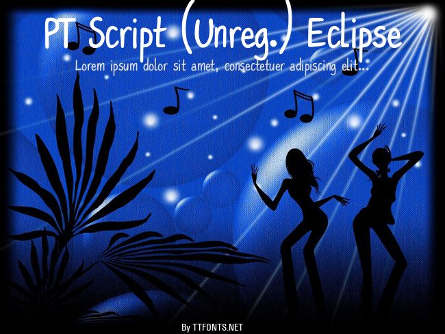 PT Script (Unreg.) Eclipse example