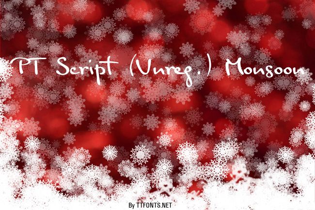 PT Script (Unreg.) Monsoon example