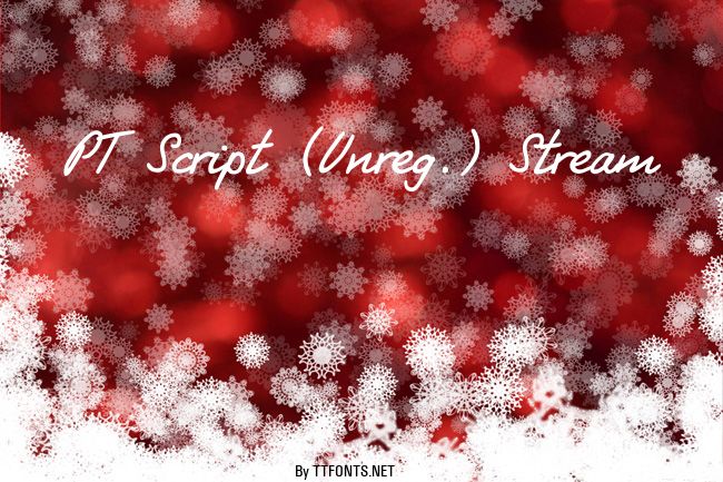 PT Script (Unreg.) Stream example