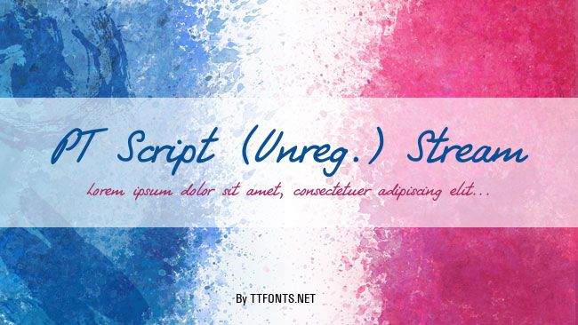 PT Script (Unreg.) Stream example