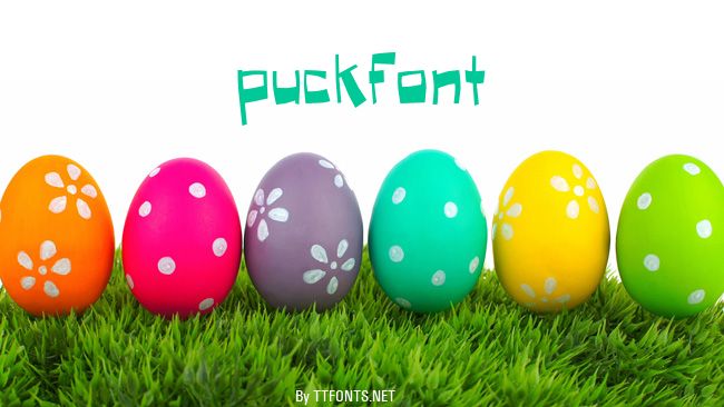 Puckfont example