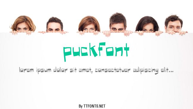 Puckfont example