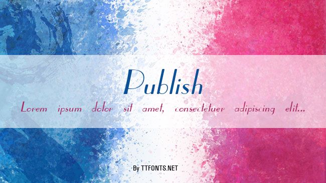 Publish example