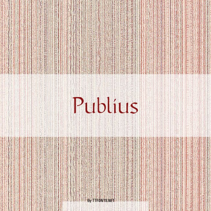 Publius example