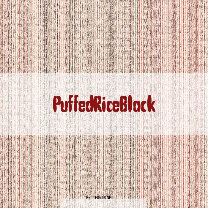 PuffedRiceBlack example