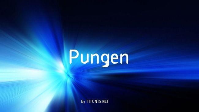 Pungen example
