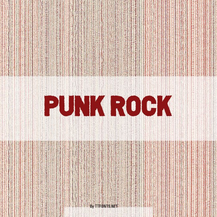 PUNK ROCK example
