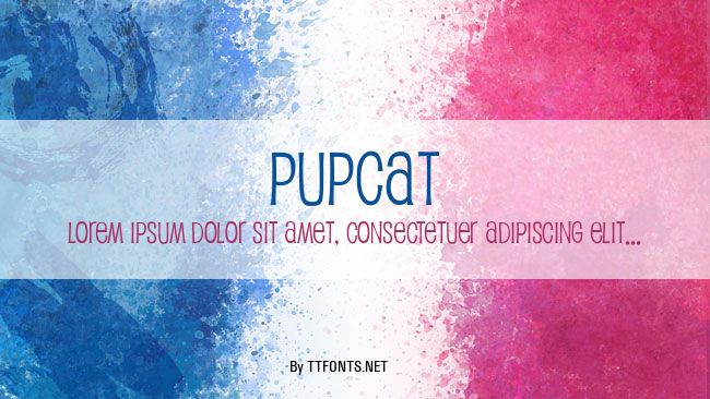Pupcat example