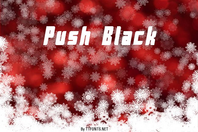 Push Black example