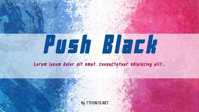 Push Black example