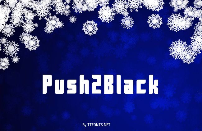Push2Black example