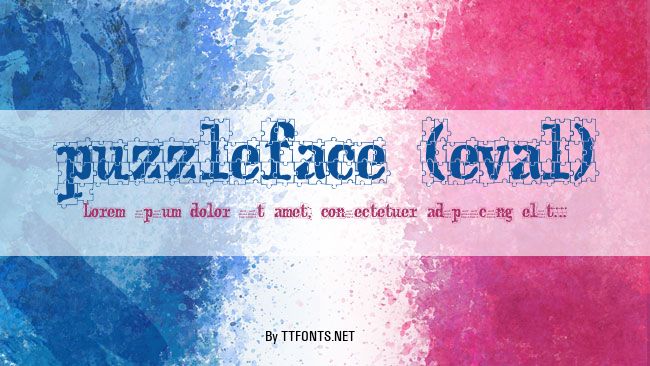 puzzleface (eval) example