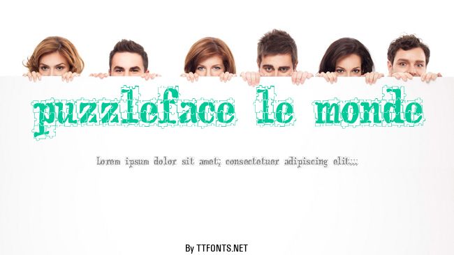 puzzleface le monde example