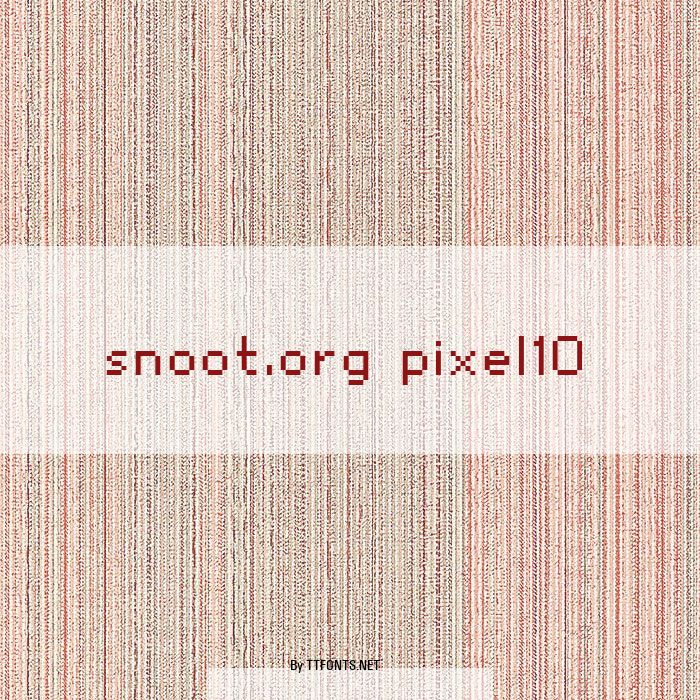 snoot.org pixel10 example