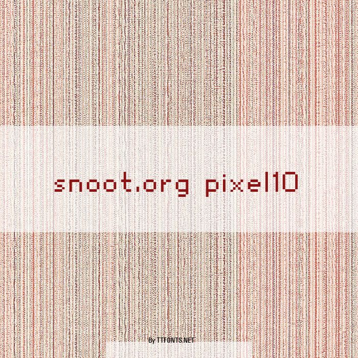 snoot.org pixel10 example