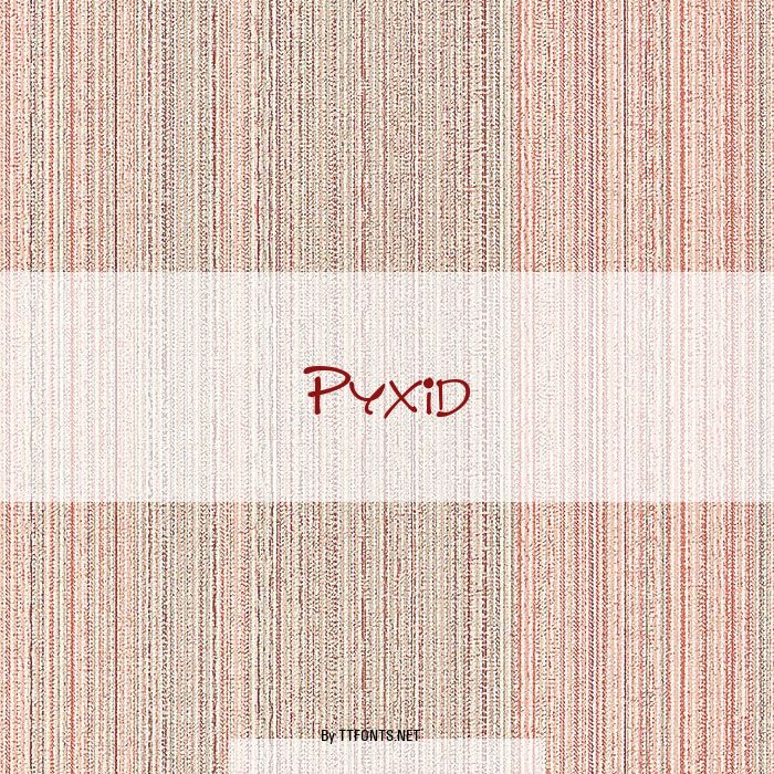 Pyxid example